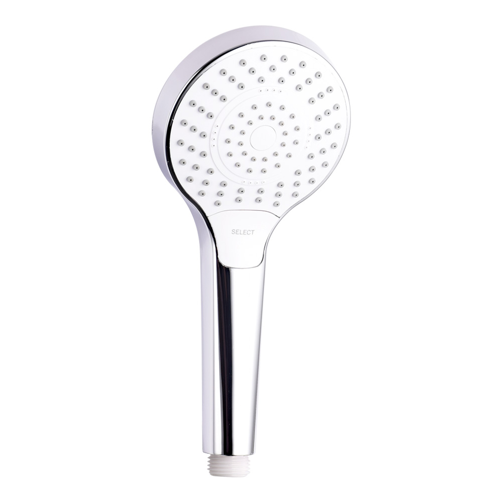 ABS Plastic Chrome Big Rainfall High Pressure 3 Functions Shower Head With Switch Button TM-SD-3128