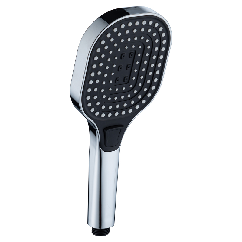 3 Modes Thickness Big Shower Head Black Square Portable Showerhead Rain High Pressure Rainfall Set TM-SD-E307