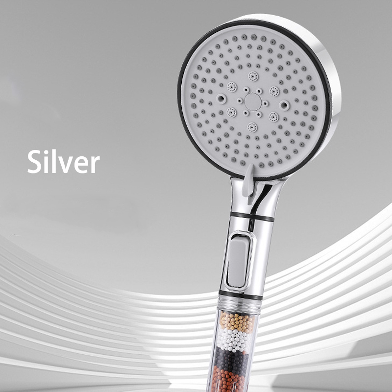 5 Modes Shower Head Anti Limestone Filter Hygienic Remove Calcario Holder Handle Rainfall Spa TM-SD-E508