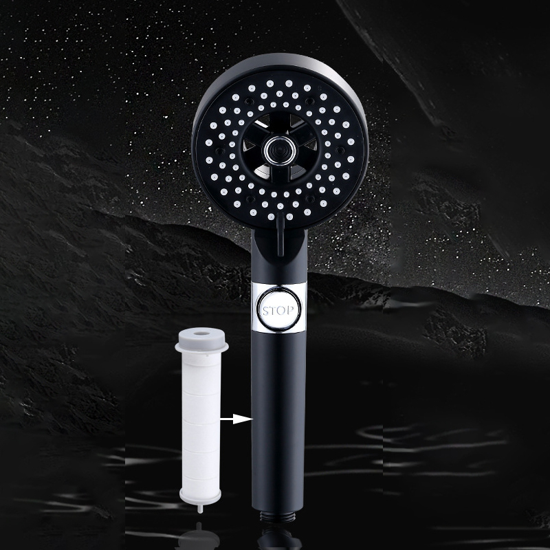 5 Modes Spa Shower Head With Filter Round Showerhead High Pressure TM-SD-E511